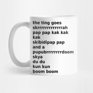 the ting goes Mug